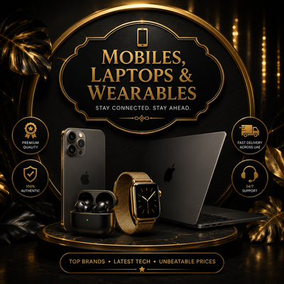 Mobiles Laptops & Wearables