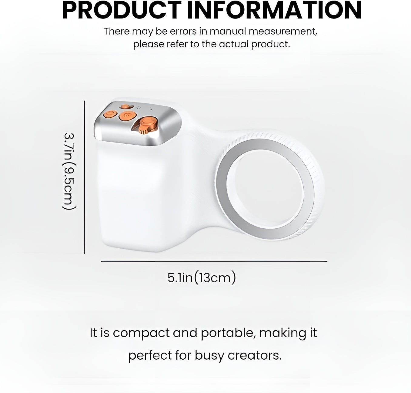 Magnetic Phone Camera Grip for V loggers & Content Creators